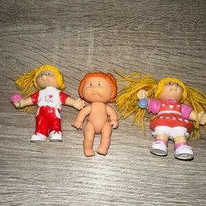 Cabbagepatch Kids Vintage Toys Lot of 3